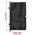 thumbnail image 4 of X Autohaux 40Cm X 60Cm Black Retractable Vehicle Car Curtain Window Roller Sun Shade Blind Protector, 4 of 5
