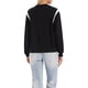 thumbnail image 3 of Chaqueta bomber para mujer, casual, con botones, chaqueta de béisbol estilo varsity, atuendos escolares, abrigos de otoño, ropa de moda 2025, XS, negra, 3 of 6