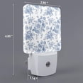 thumbnail image 2 of Pofeuu Rose Flowers Print Night Lights Plug into Wall with Dusk-to-Dawn Light Sensor, LED Nightlight for Bathroom, Adult, Hallway-EU, 2 of 7