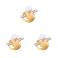 thumbnail image 4 of Ruiboury Donut Embossing Mold Non-Stick Household Gadgets Plastic Cake Decorating Tools Cooking Dispenser Pressing Die Accessories Coffee Color 3Set, 4 of 6