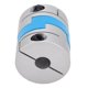 thumbnail image 4 of Acoplador deslizante transversal D50L58, acoplamiento de eje flexible de alta torsión de aleación de aluminio para varilla roscada de servomotor., 4 of 14