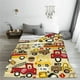 thumbnail image 5 of Fotbe Vehicles Manta de Franela Acolchonada con Estampado, Súper Suave y Esponjosa, Extra Grande para Sofá, Cama, Uso Todo el Año-50"x40", 5 of 7