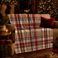 thumbnail image 3 of Classic Tartan Plaid Autumn Harvest Living Room, Cozy Artistic Scene, Warm Flannel Blanket for Home Library and Reading Nook, Art Lovers Thanksgiving Gift, Artistic Home Decor, 3 of 9