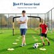 thumbnail image 5 of Yeshouse Juego de portería de fútbol de 1,8 x 1,2 m, portátil, paquete de 2 redes plegables con balón, bomba, conos y bolsa – Equipamiento de fútbol para niños para el jardín, fácil montaje, 5 of 7