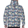 thumbnail image 7 of Naloa Tropical Sloth Men's Casual Hooded Collar Drawstring Hoodies Pullover Sweatshirts Casual Long Sleeve Shirts-4X-Large, 7 of 7