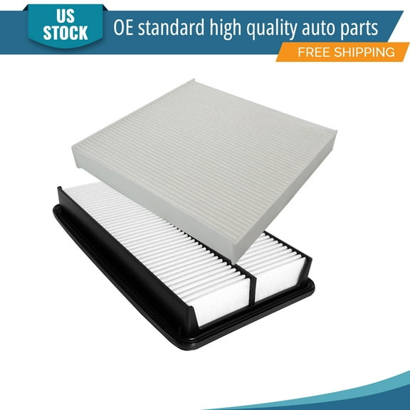 YXPCARS 2PCS Engine Air Filter & Cabin Air Filter for Honda Pilot Odyssey Acura MDX, New Air Filter Kit Replacement (CA10013 CF10134)