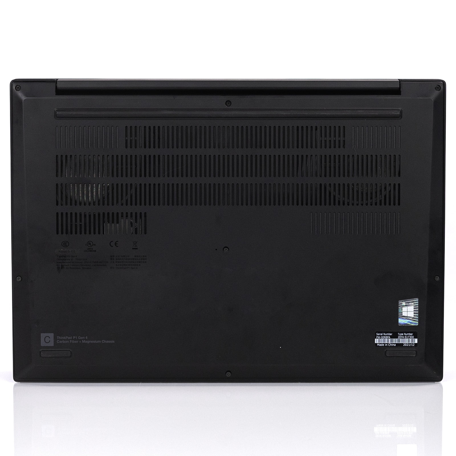 Lenovo ThinkPad P1 G4 16" Laptop Core i7 16GB 512GB SSD M.2 Dedicated Graphics Win 11 Pro 1 Yr Wty B v.WCB (Good)