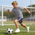 thumbnail image 6 of CAZOFW Boys Athletic Sets,Mesh,Breathable,Quick-Drying Tee Top and Basketball Shorts Set,2 Piece,Size 10-11 Years, 6 of 9