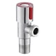 thumbnail image 4 of Conector de válvulas de cierre de compresión para grifo de llenado de agua, válvulas angulares de 1/4 de vuelta Rojo, 4 of 7