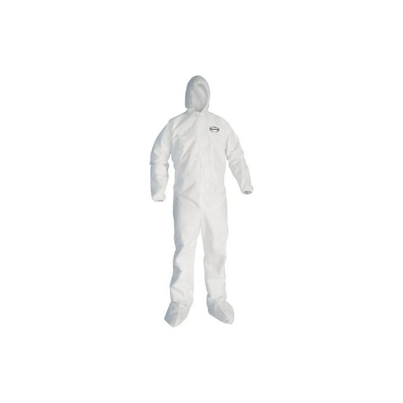 Kleen Guard A20 Breathable Particle Protection Coveralls - x-large kleenguard gp coverall zipper fron