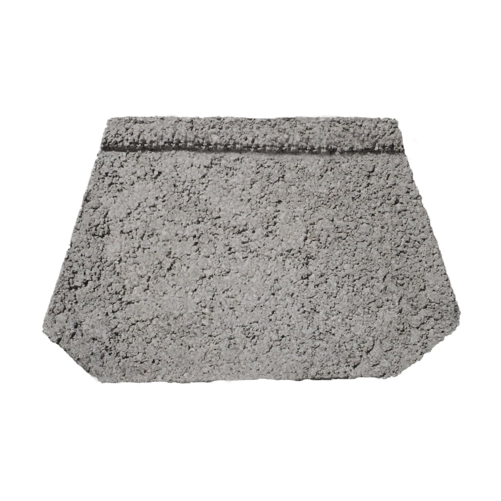 Master Concrete Retaining Wall Block Gray, 4x12x7 in