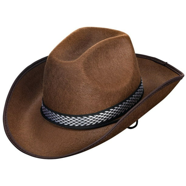 DressUpAmerica Cowboy Hat for Adults Brown Western Cowgirl/Cowboy