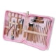 thumbnail image 1 of Set de manicura Cuidado personal, kit de cortaúñas, juego de pedicura profesional para cortaúñas, herramientas de uñas con lujoso estuche de viaje, regalos para hombres, mujeres, familiares y amigos, 1 of 5