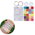 thumbnail image 4 of de polimérica de 6 mm, colgante suelto, anillos para pulseras de bricoje, tobilleras, brazaletes, joyería, pendien 7202 piezas Gloria Cuentas dispersas, 4 of 9