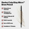 thumbnail image 5 of Revlon ColorStay Micro Waterproof and Long Wearing Eyebrow Pencil, 456 Dark Brown, 0.003 oz, 5 of 17