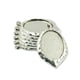 thumbnail image 1 of Bandejas colgantes ovaladas de metal Hugo para ajustes de 22 x 29 mm, 1 of 7