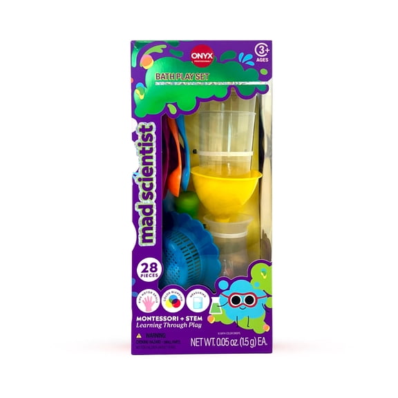 ONYX Professional Mad Scientist 28 Piece Bath Play Set