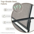 thumbnail image 6 of Costway 4pcs Patio Glider Conversation Set Swing Rocking Chair Table Heavy-Duty Outdoor, 6 of 10