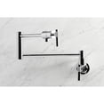 thumbnail image 4 of Kingston Brass Milano Pot Filler Faucets With Polished Chrome Finish KS4101ML, 4 of 5