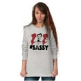 thumbnail image 4 of Retro Betty Boop Hashtag Sassy Women Plus Size Long Sleeve Graphic Tee Brisco Brands 3X, 4 of 5