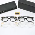 thumbnail image 4 of New European And American Men And Women Square Frame Plain Glasses Classic Travel Fashion Optical Glasses, 4 of 7