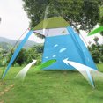 thumbnail image 4 of Kbndieu Camping Tent, Beach Tent Sun Shade Shelter for 5-8 Person Camping Tent for Beach Picnic Fishing Outdoor, 4 of 9