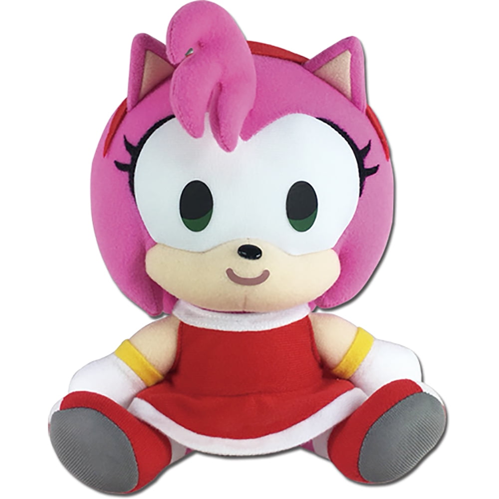 Sonic The Hedgehog Amy Rose Plush toy Stuffed Animal Rare Cute Kids Gift 9 in 