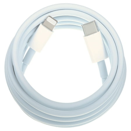 Apple - 2 m USB Type C-to-Lightning Charging Cable - White
