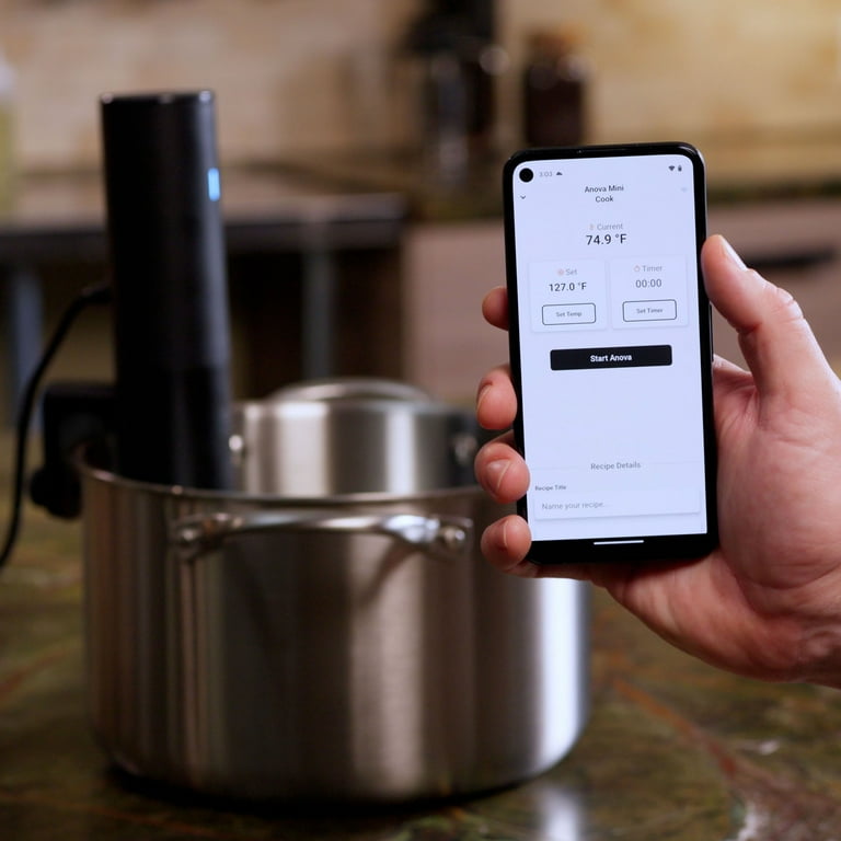 Anova Culinary Sous Vide Precision Cooker Mini Lite, 800 Watts