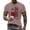 Light Brown, variant on Men's 1776 2026 250 Years We The People Thin Red Line American Flag Graphic Print Crew Neck Short Sleeve Vintage Classic Summer Casual Sport Daily Going Out Wear Activewear Streetwear Top Tee Shirt