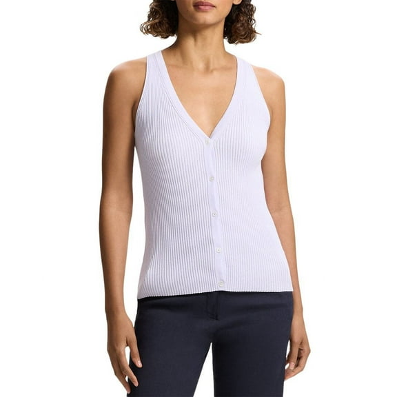 Theory womens Slim Rib Sweater Vest, s