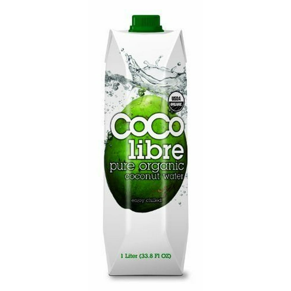 Coco Libre Pure Coconut Water Case of 12 33.8 Fl oz.