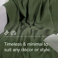 thumbnail image 5 of DOZ Waffle Bed Blanket, 50% Viscose Derived from Bamboo and 50% Cotton Blend, Lightweight, Ultra Soft, Breathable, Summer Blanket, 5 of 11