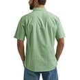 thumbnail image 2 of Wrangler Authentics Men’s Short Sleeve Plaid Woven Shirt, Forest Shade, XX-Large, 2 of 3
