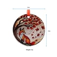 thumbnail image 5 of Fox Glass Suncatcher, Autumn Glass Decor, Fall Window Hanging, Woodland Animal Ornament, Red Leaves Fox Sun Catcher, Ornament 2025, Holiday Decoration, Seasonal 2025, Festive Home, 5 of 5