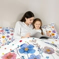 thumbnail image 5 of Castle Fairy Children Teens Adults Spring Garden Flowers Bedding Comforter Set 2pcs,Retro Vintage Aesthetic Twin Comforter Sets Microfiber,Chic Floral Blossoms Breathable Bedding Set, 5 of 8