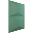 thumbnail image 2 of 11 7/8"W x 11 7/8"H Aberdeen EnduraWall Decorative 3D Wall Panel, Universal Pearl Metallic Sea Mist (Covers 0.98 Sq. Ft.), 2 of 6