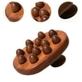thumbnail image 6 of FITYLE Wooden Massage Body Brush Wood Massage Tool Family Gift with 12 Balls Handheld Guasha Scraping Brush for Back Body Contouring, 6 of 9