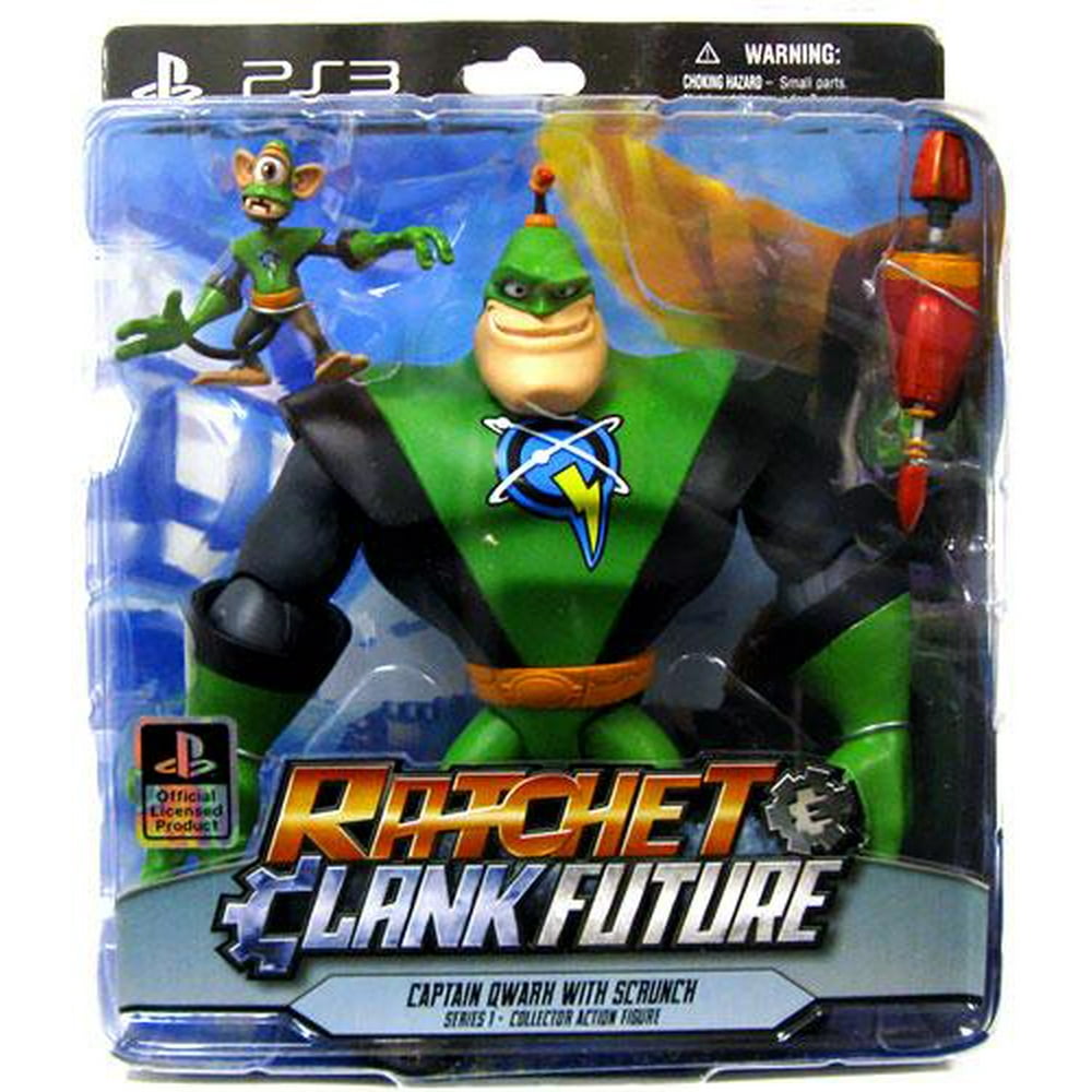 Ratchet and Clank Future Series 1 Captain Quark & Scrunch Action Figure 2Pack