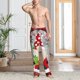 thumbnail image 2 of Fotbe Gnome And Buffalo Plaid Pantalones de Pijama para Hombre, Pantalones de Dormir, Pantalones de Casa con Cintura Ajustable y Bolsillos-Small, 2 of 6