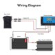 thumbnail image 5 of Kit de panel solar de 20 vatios, cargador de batería de alta eficiencia, panel solar portátil impermeable de 42 x 28 cm, fuente de alimentación de emergencia para camping, autocaravana, casa, barco,, 5 of 8
