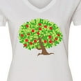 thumbnail image 4 of Inktastic Apples in Tree Women's V-Neck T-Shirt, 4 of 5
