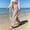 Red women striped straight leg pants a1, variant on Bzdzmqm Women Straight Leg Striped Casual Pants Loose Drawstring Elastic Waist Ankle Length Beach Trousers Summer Lounge Wear, Blue 2XL