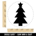 thumbnail image 2 of Christmas Tree with Star Solid Rubber Stamp for Scrapbooking Crafting Stamping - Large 1-1/4 Inch, 2 of 7
