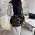 thumbnail image 4 of Kukuzhu Large Puffy Tote Bag for Women Lightweight Quilted Cotton Padded Shoulder Bag Winter Down Handbag Crossbody Bag, 4 of 6