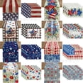 thumbnail image 2 of 4th of July Table Runner Memorial Day Independence Day Stripe Stars Patriotic America Table Decoration Home Kitchen Dining Indoor Holiday Farmhouse Decor, 2 of 6