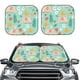 thumbnail image 2 of Fotbe Elephant and Flowers Juego de 2 Piezas de Parasoles para Parabrisas | Bloqueador Solar para Auto | Accesorios Plegables para Protección Solar Interior-Small, 2 of 6