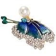 thumbnail image 7 of Butterfly Rhinestone Brooch Pin for Decoration with Premium Alloy Material Multi Color Fits Clothes, 7 of 7
