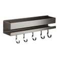 thumbnail image 1 of Lipstore Shower Shelf Modern Bathroom Shower Organizer for Kitchen Home Dressing Room with Hooks, 1 of 8