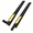 Black/Yellow, variant on Black 3dBi Dual Band Signal Booster Mini Wi-Fi Antennas (2.4GHz/5GHz-5.8GHz) with SMA Male Connector for Wireless Camera, Router, Hotspot - 2 Pack